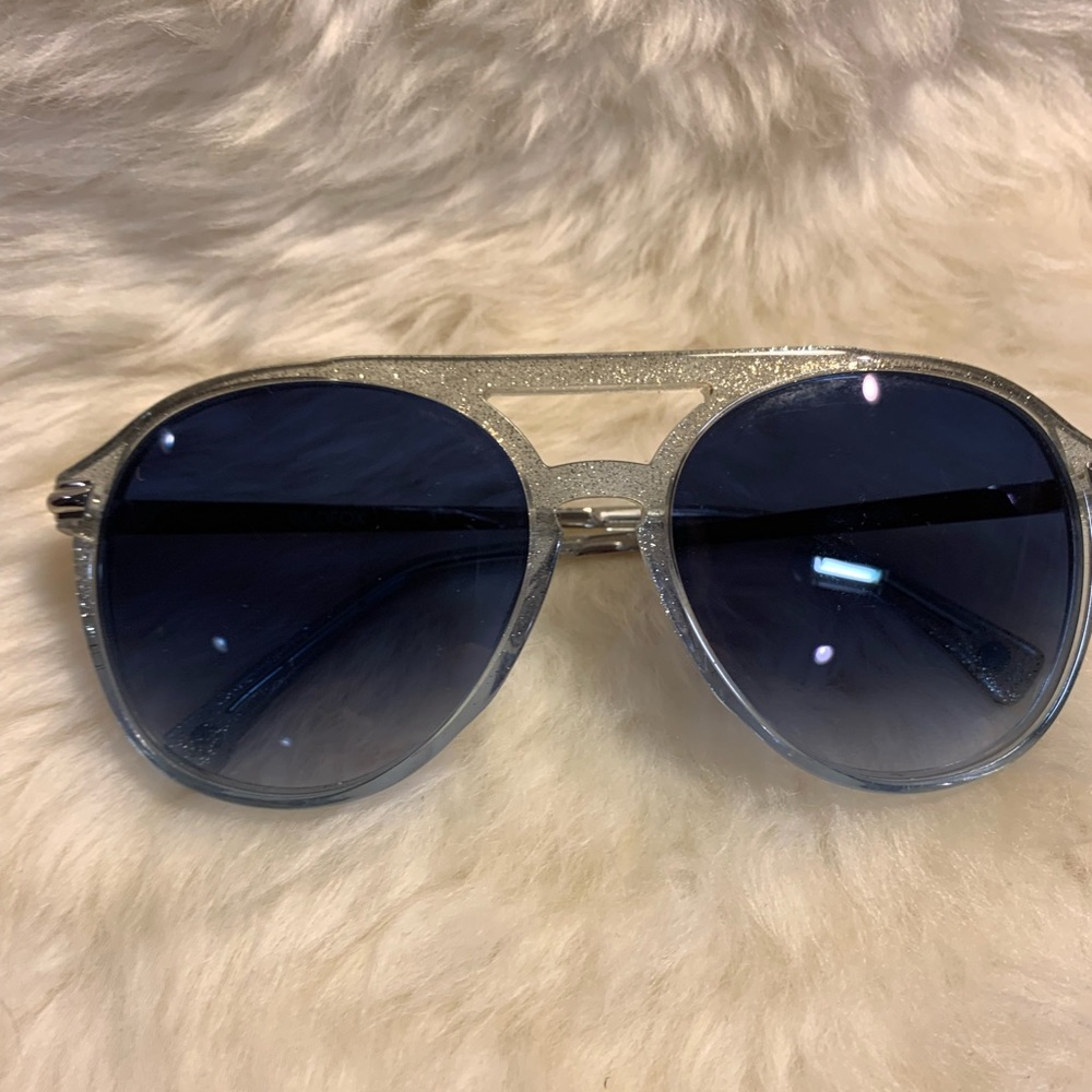 Wildfox Baroness Glitter Gradient Sunglasses - image 6